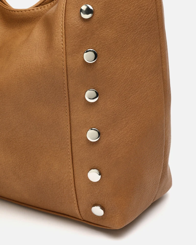 Diblini bolso hobo con detalles metálicos