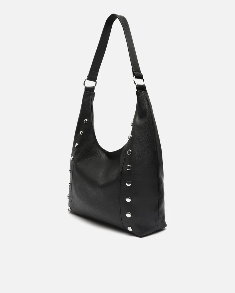 Diblini bolso hobo con detalles metálicos