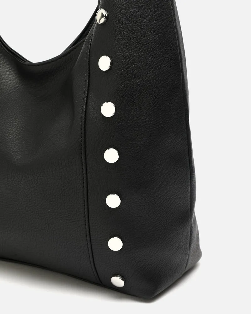 Diblini bolso hobo con detalles metálicos