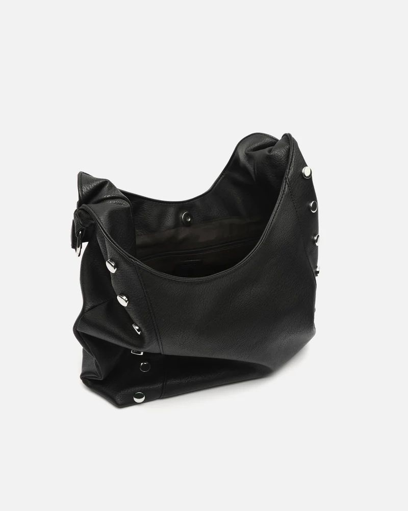 Diblini bolso hobo con detalles metálicos