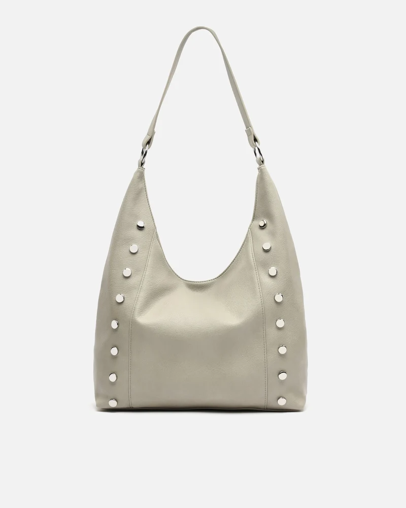 Diblini bolso hobo con detalles metálicos
