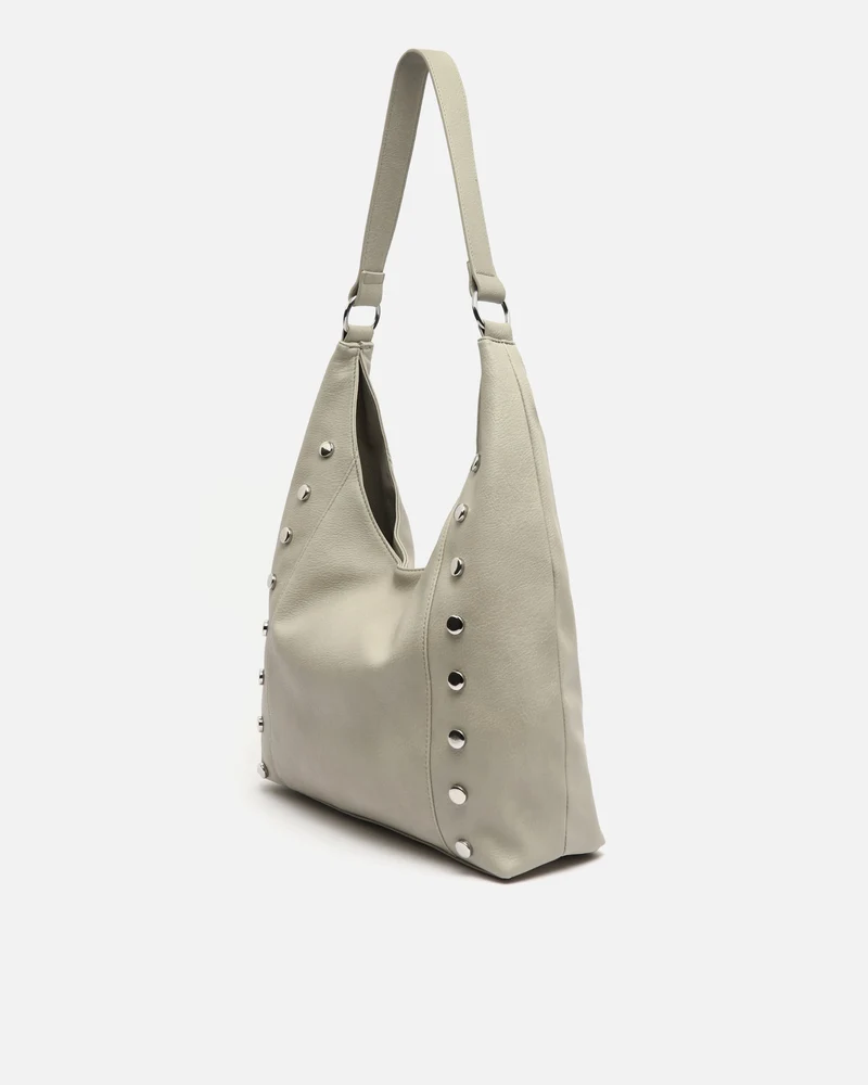 Diblini bolso hobo con detalles metálicos