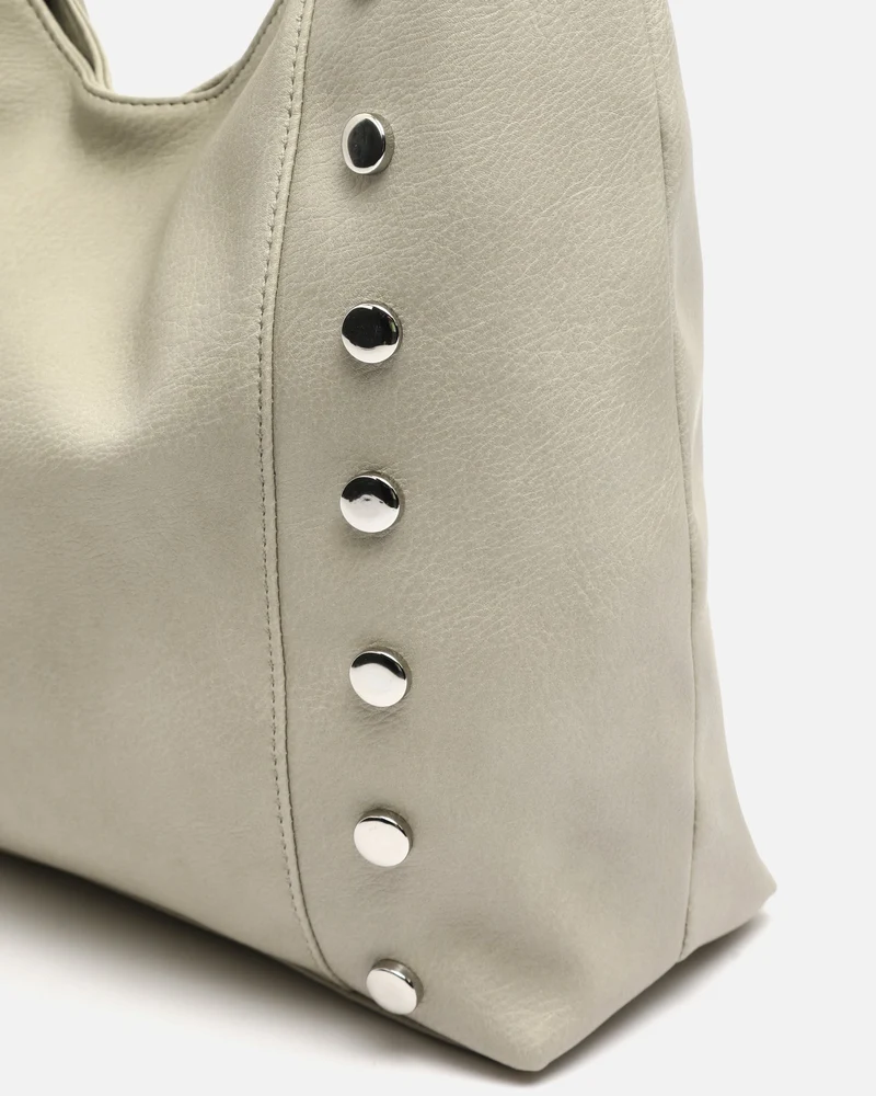 Diblini bolso hobo con detalles metálicos