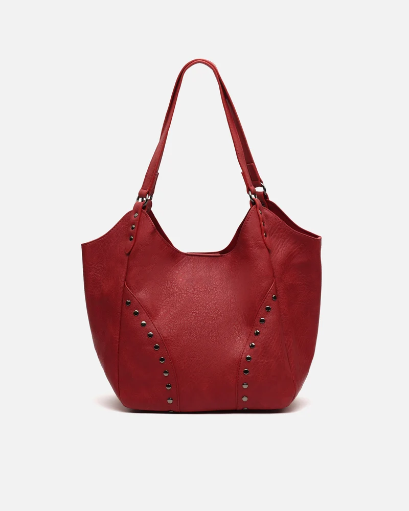 Serenity bolso de hombro con neceser extraíble y detalles metálicos