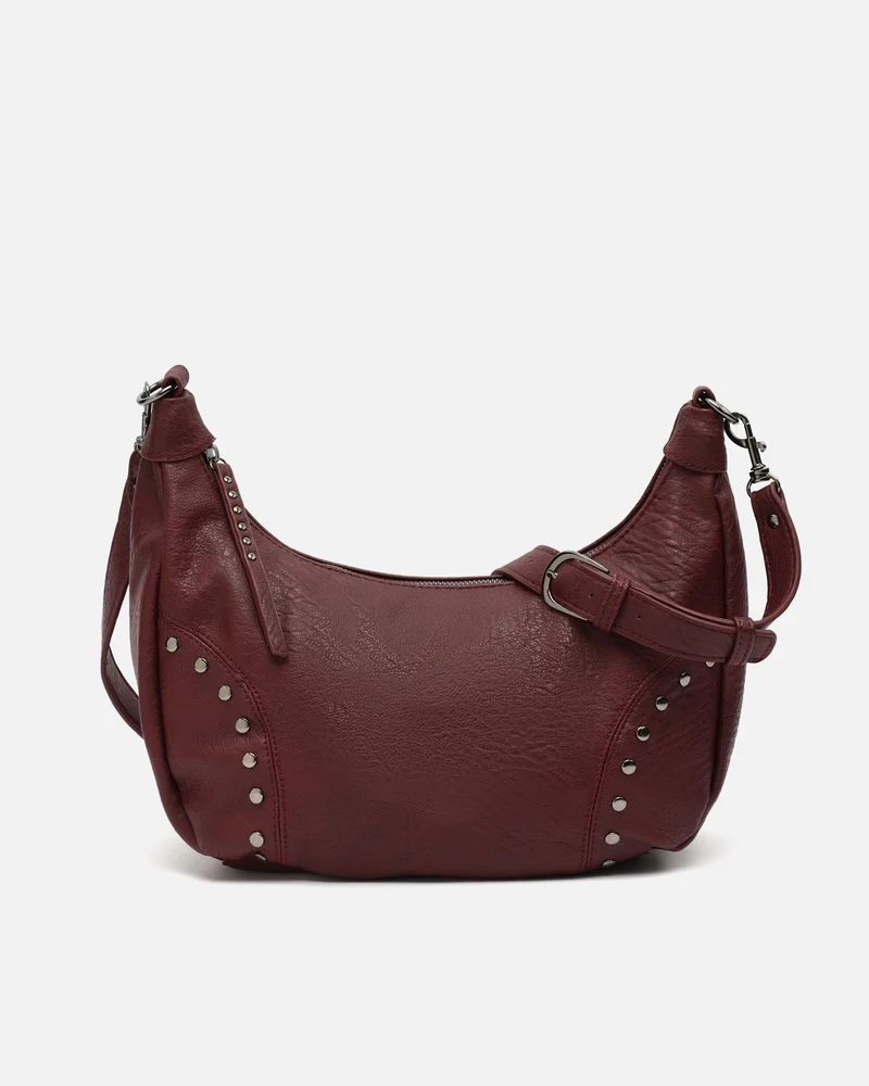 Serenitys bolso bandolera con detalles metálicos