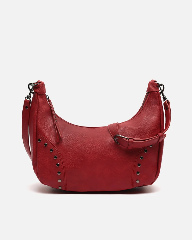 Serenitys bolso bandolera con detalles metálicos