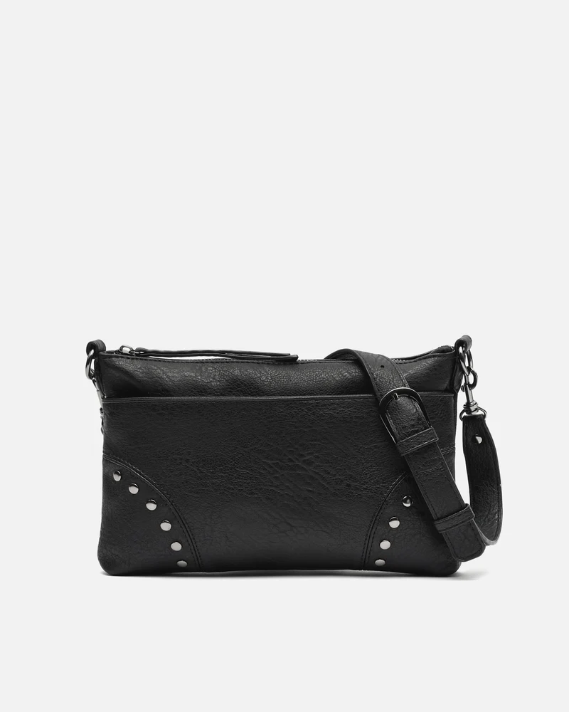 Sereny bolso bandolera pequeño con detalles metálicos