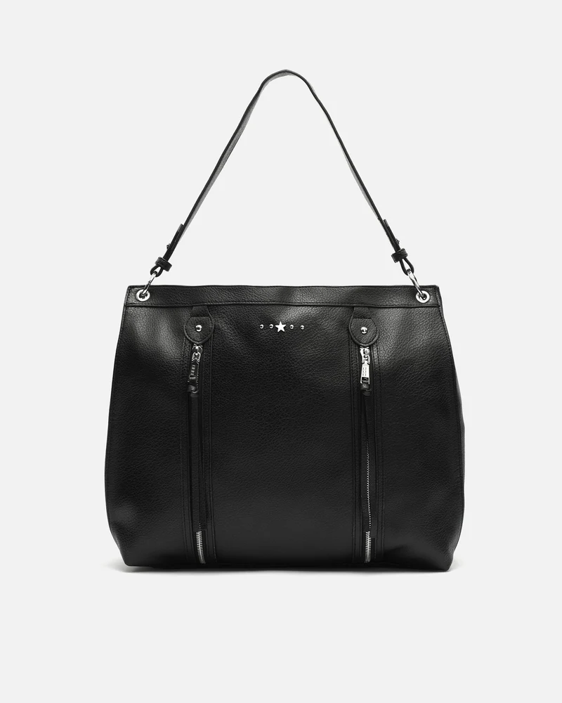 Zabali bolso de hombro grande con detalles metálicos