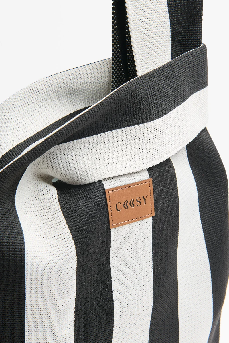 BOLSO MIKONOS NEGRO/BLANCO