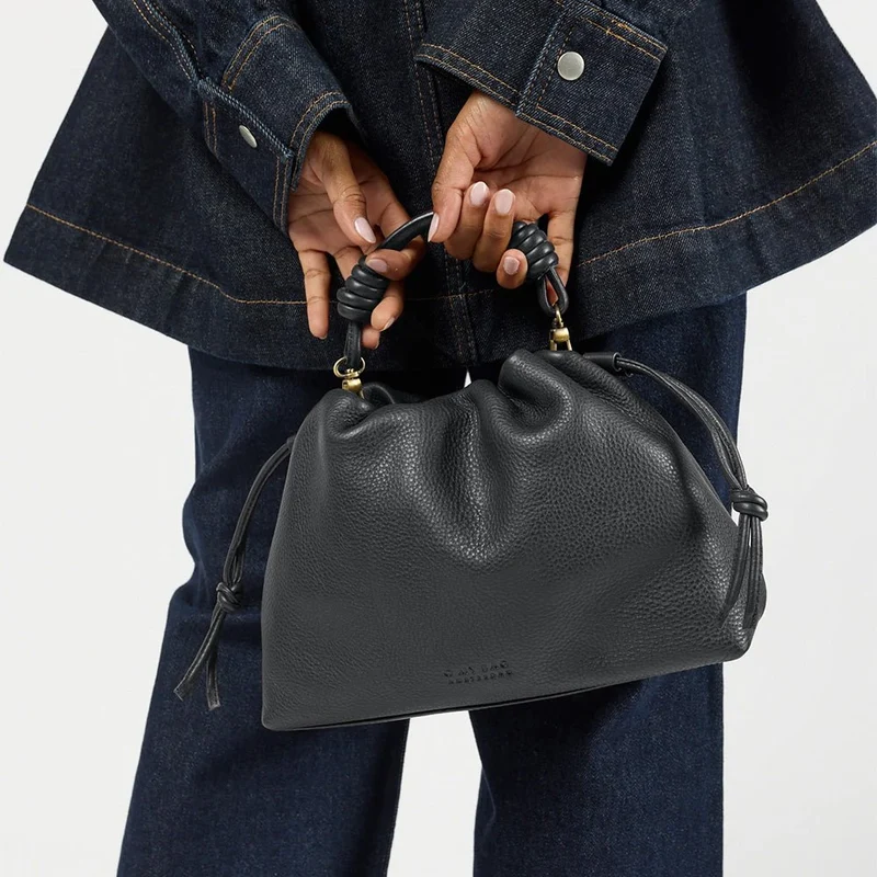 Bolso Kiki Mini Soft Grain Black