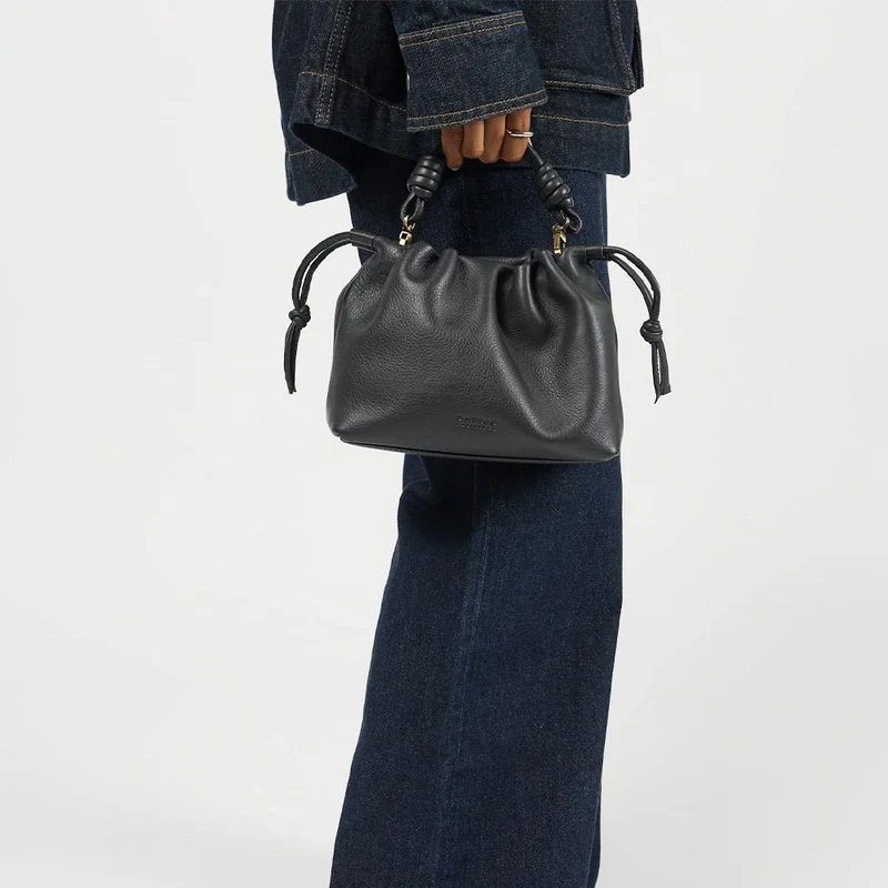 Bolso Kiki Mini Soft Grain Black