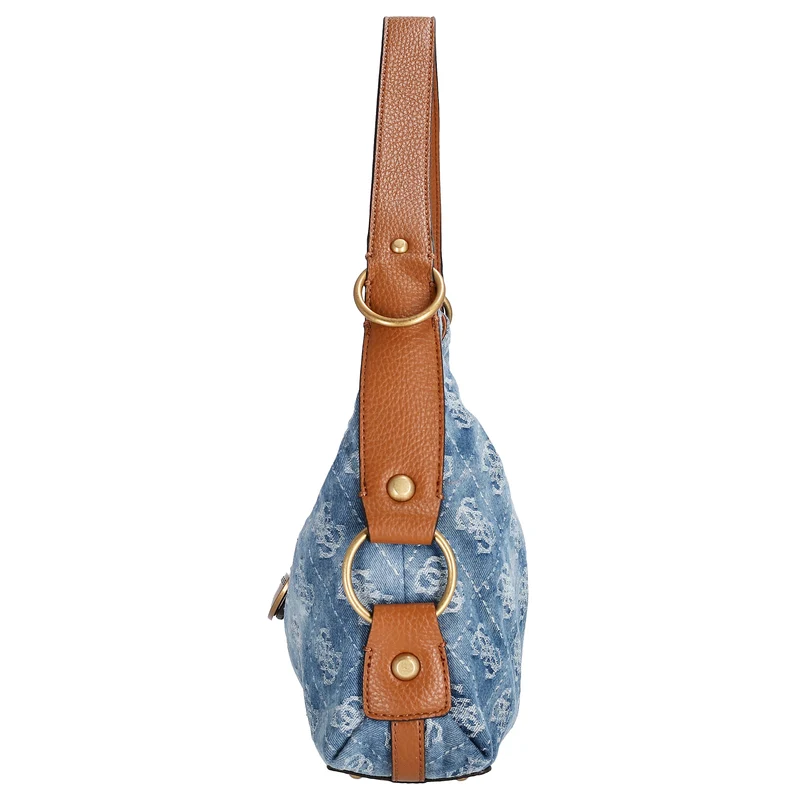 Guess Camden - Bolso de hombro 36 cm (denim logo)