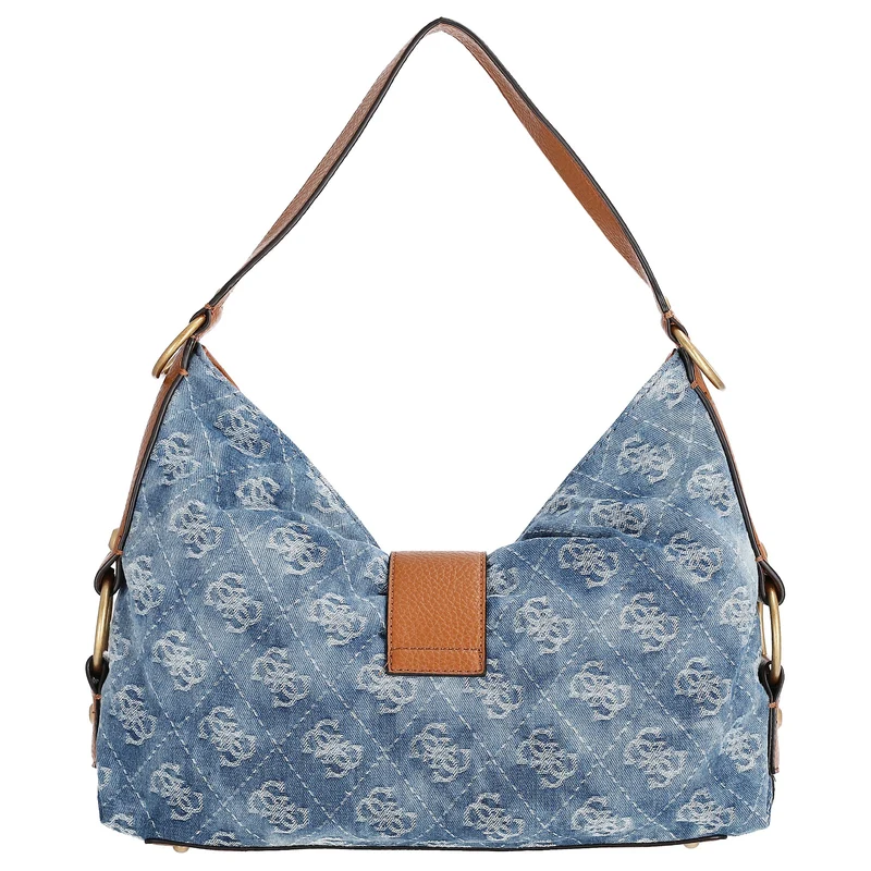 Guess Camden - Bolso de hombro 36 cm (denim logo)