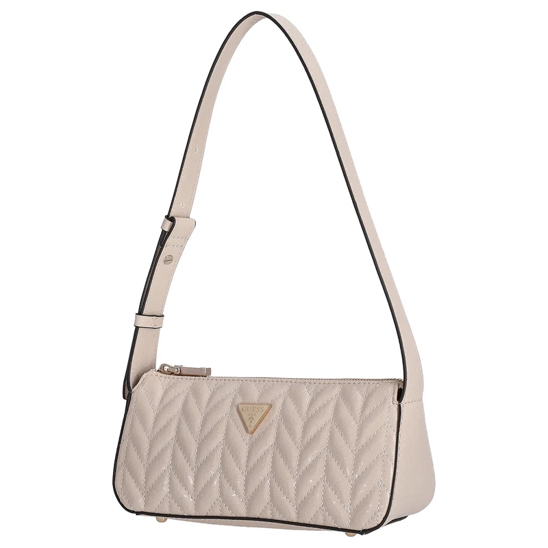 Guess Stacey Mini - Bolso de hombro 23 cm (light beige)