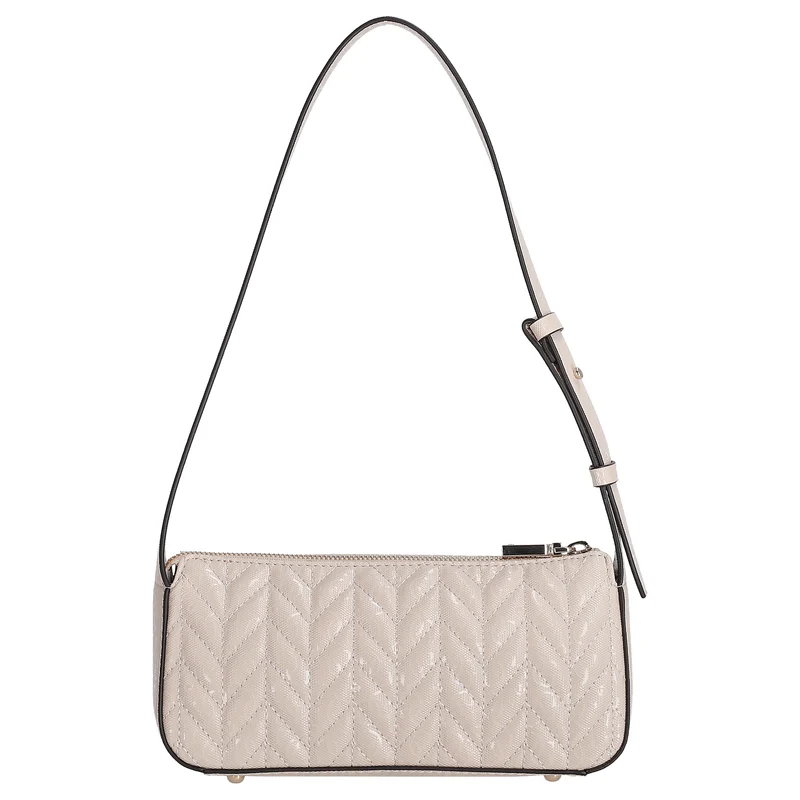 Guess Stacey Mini - Bolso de hombro 23 cm (light beige)