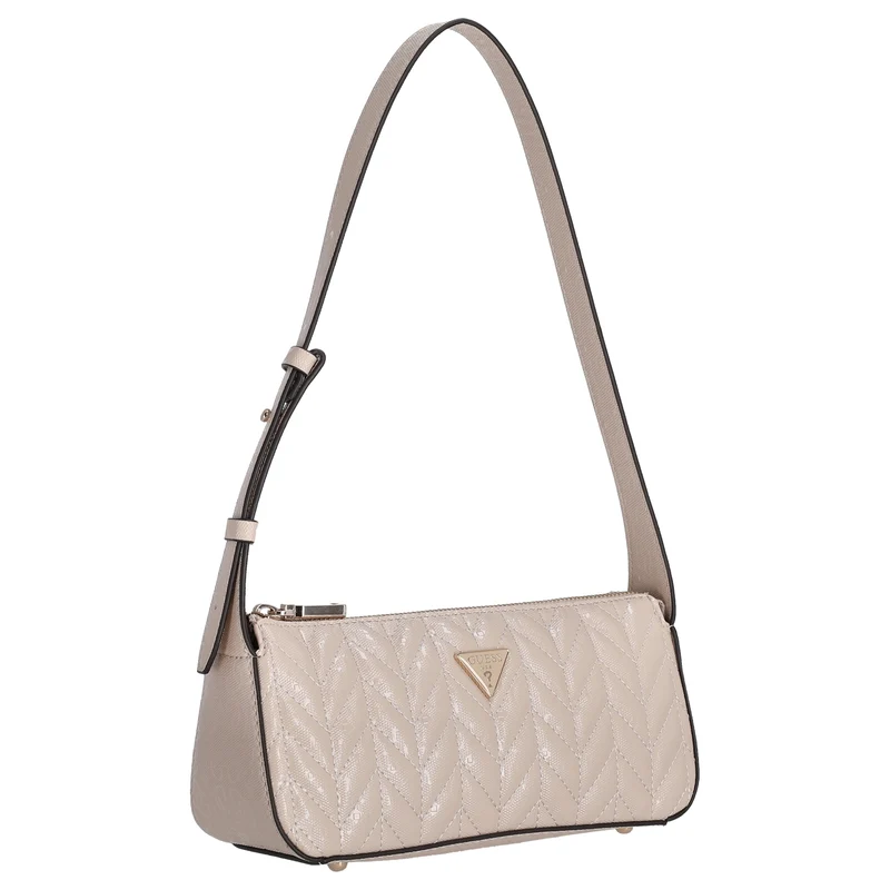 Guess Stacey Mini - Bolso de hombro 23 cm (light beige)