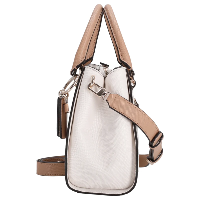 Guess Noelle II Luxury - Bolso de mano 26 cm (off white/biege)