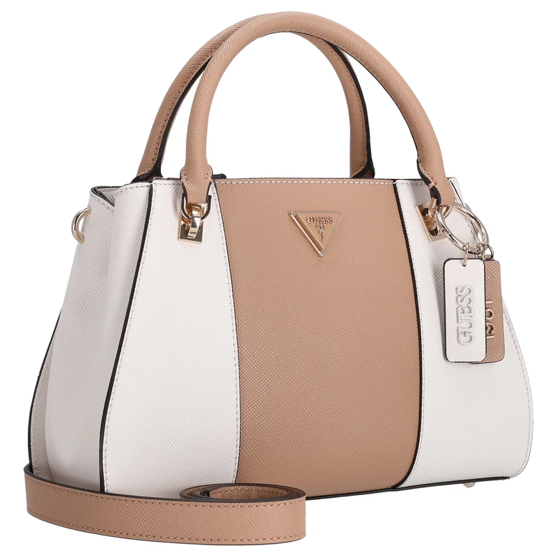 Guess Noelle II Luxury - Bolso de mano 26 cm (off white/biege)
