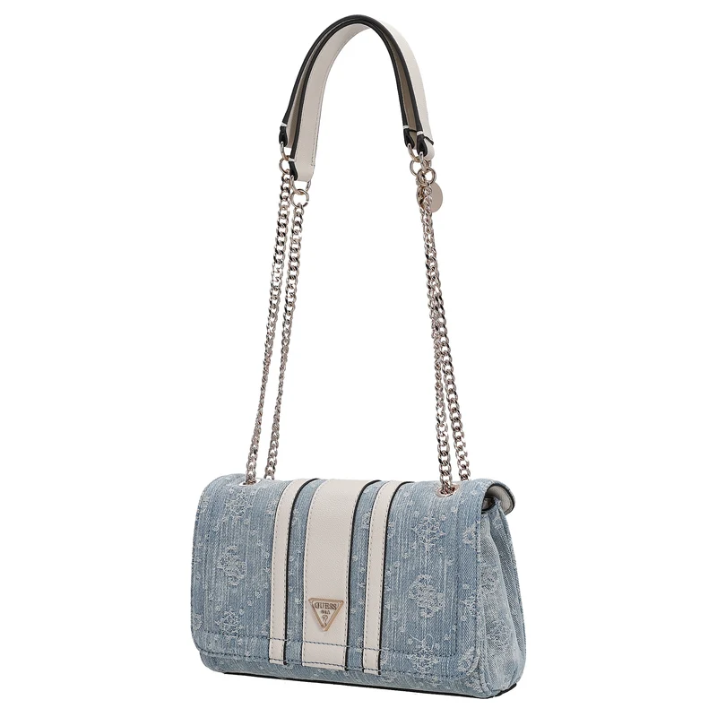 Guess Noelle II XBody Flap - Bolso bandolera 24 cm (denim logo)