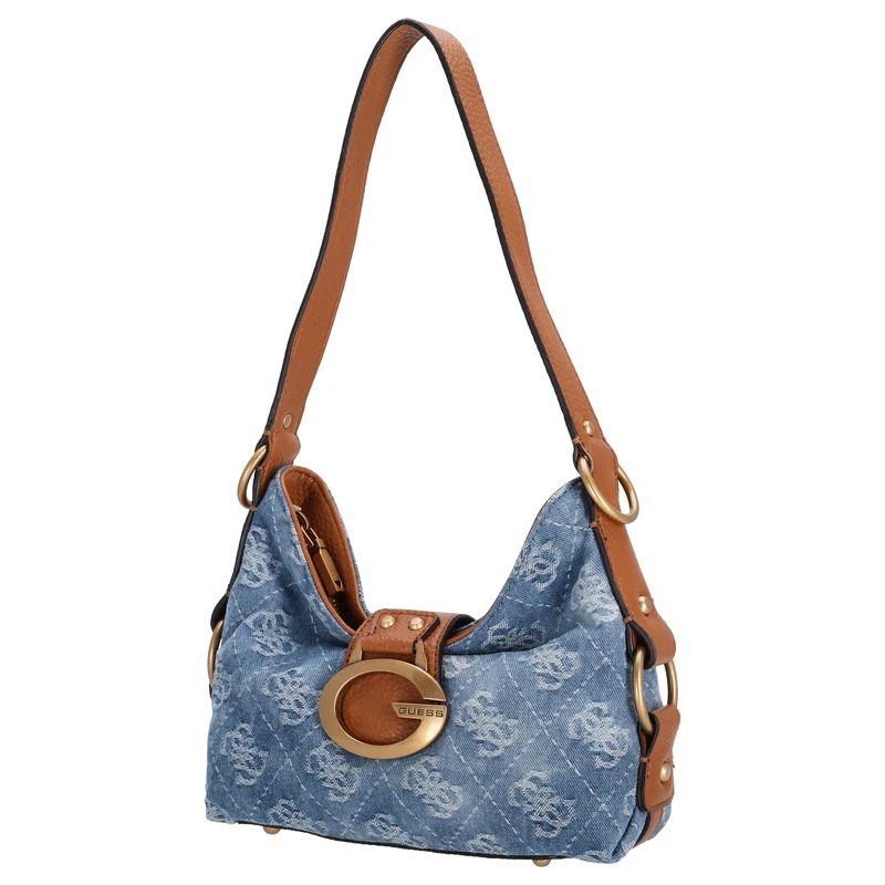 Guess Camden Mini - Bolso de hombro 23 cm (denim logo)