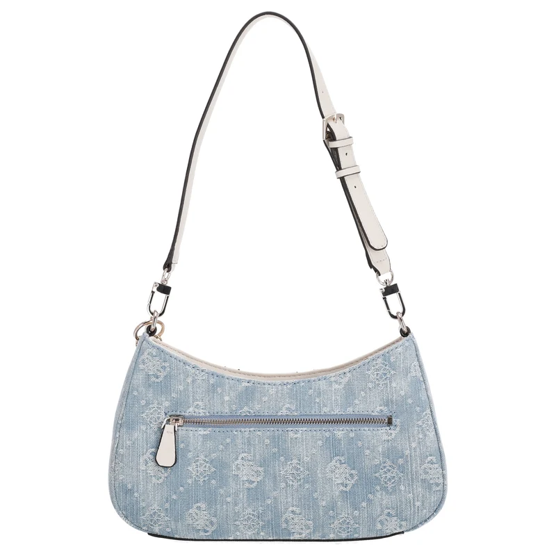Guess Noelle II Top Zip - Bolso de hombro 29.5 cm (denim logo)