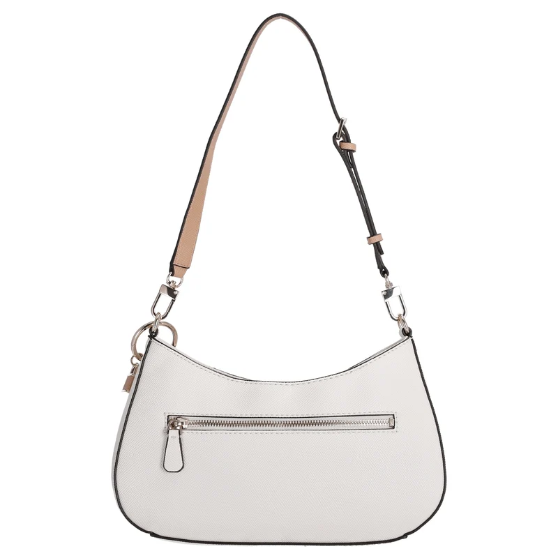 Guess Noelle II Top Zip - Bolso de hombro 28 cm (off white/beige)