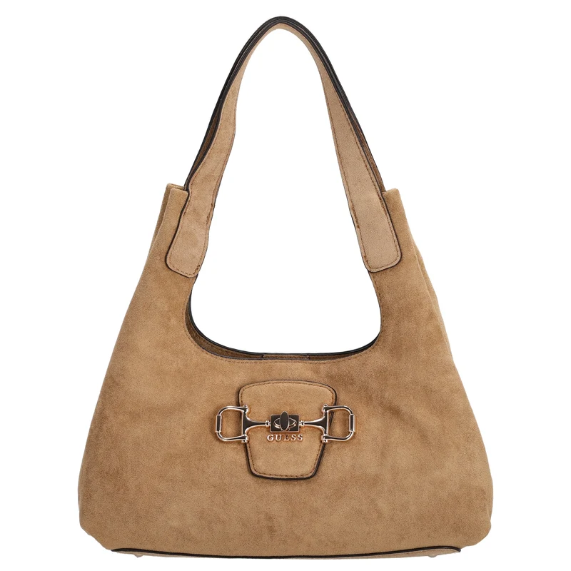 Guess Sunset Small Hobo - Bolso bandolera 33 cm (tan)