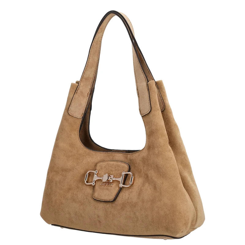 Guess Sunset Small Hobo - Bolso bandolera 33 cm (tan)