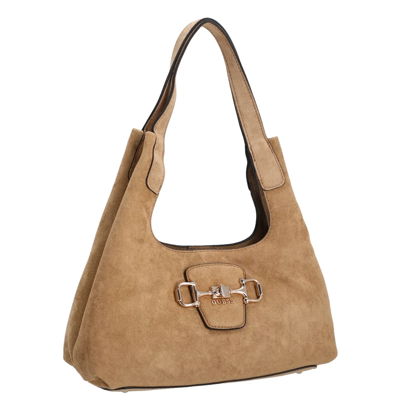 Guess Sunset Small Hobo - Bolso bandolera 33 cm (tan)