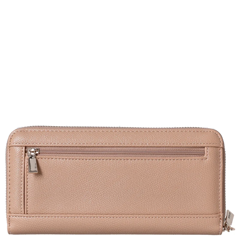 Guess Amorette SLG Large Zip - Cartera 12cc 21 cm (beige)