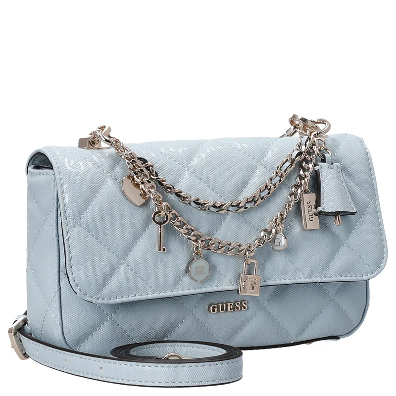 Guess Libby Flap - Bolso bandolera 23 cm (aqua)