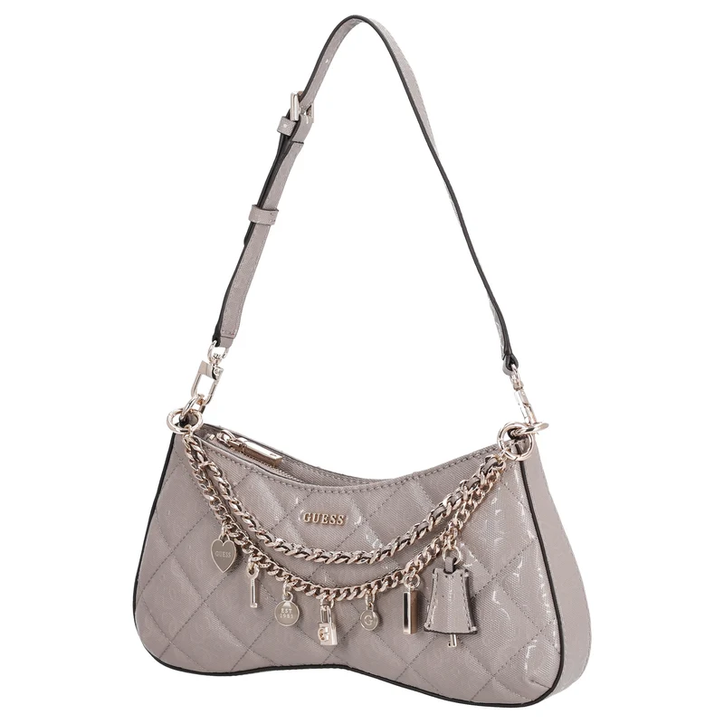 Guess Libby - Bolso de hombro 30 cm (dark taupe)