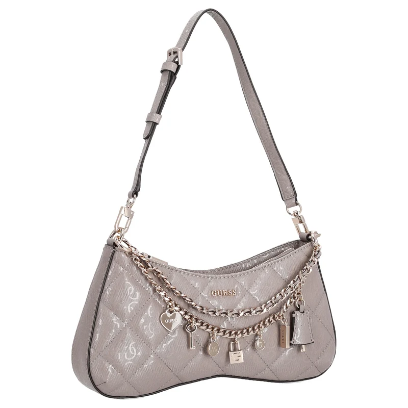 Guess Libby - Bolso de hombro 30 cm (dark taupe)