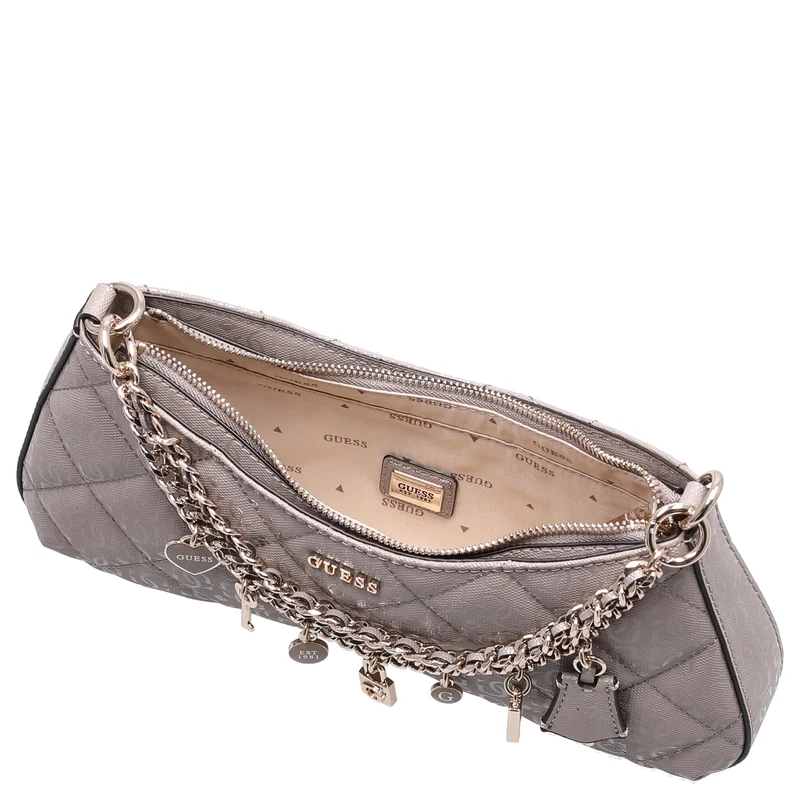 Guess Libby - Bolso de hombro 30 cm (dark taupe)
