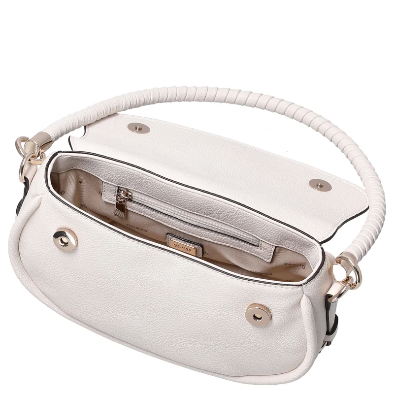 Guess Danya Flap - Bolso de hombro 25 cm (offwhite)