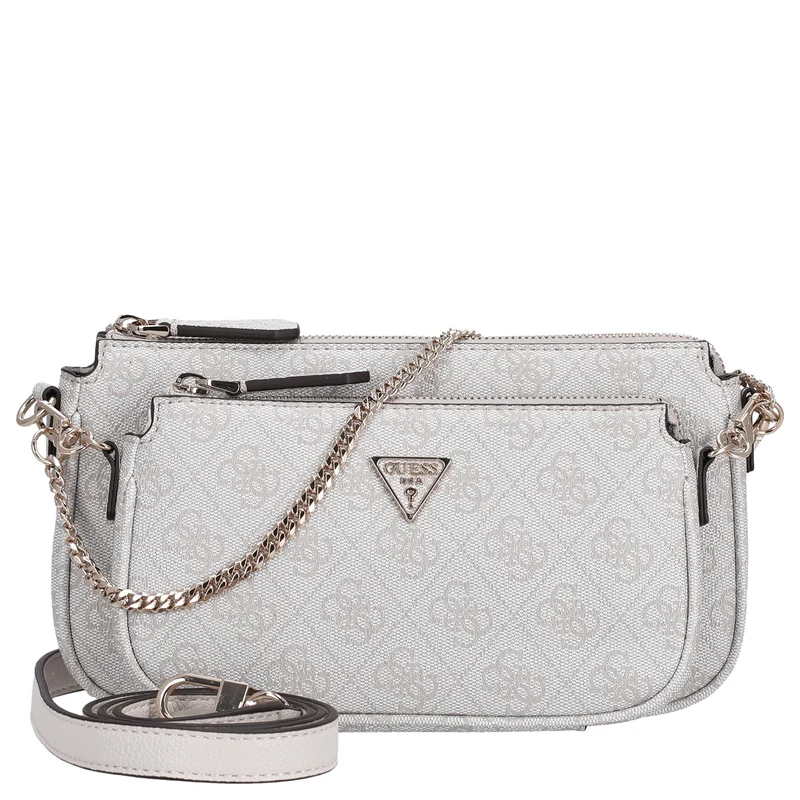 Guess Noelle II DBL - Bolso bandolera 24 cm (bone logo)