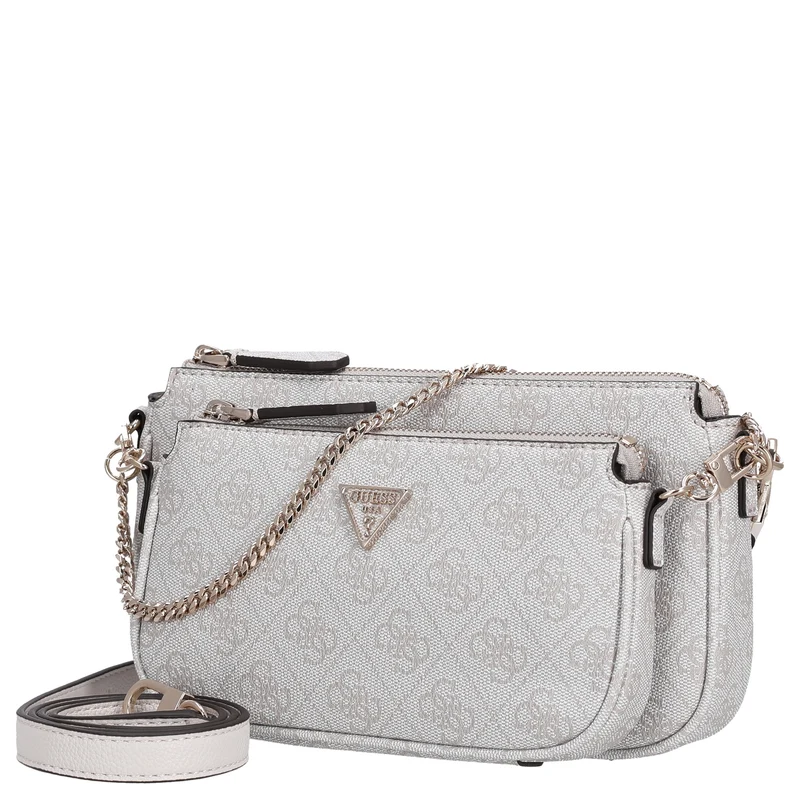 Guess Noelle II DBL - Bolso bandolera 24 cm (bone logo)