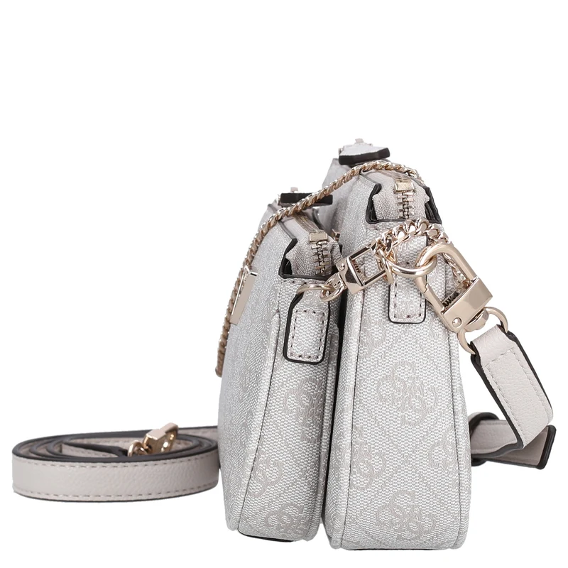 Guess Noelle II DBL - Bolso bandolera 24 cm (bone logo)