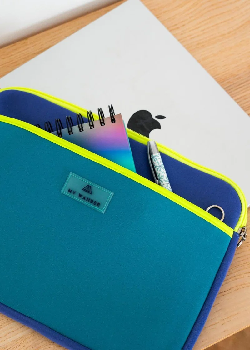 Funda portátil Flúor Neopreno Duck Azul