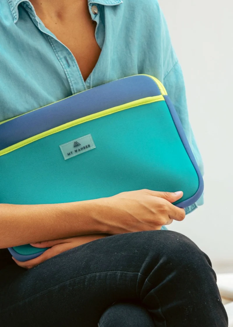 Funda portátil Flúor Neopreno Duck Azul