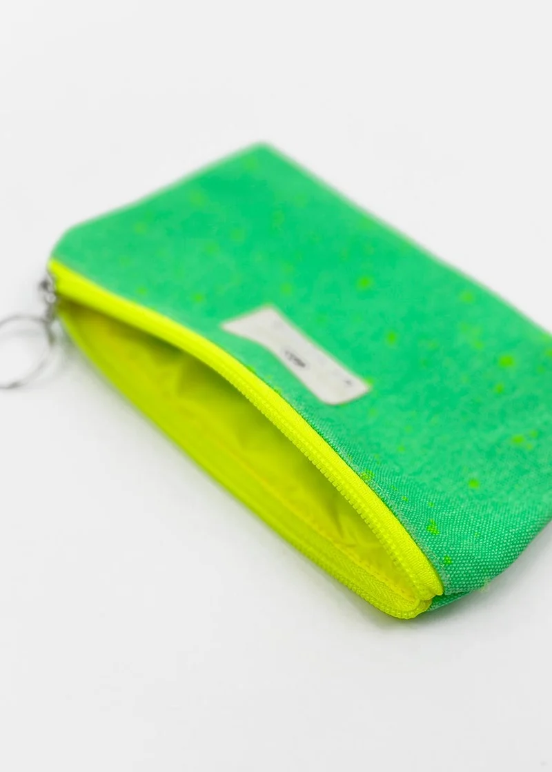 Estuche/monedero Drops Verde