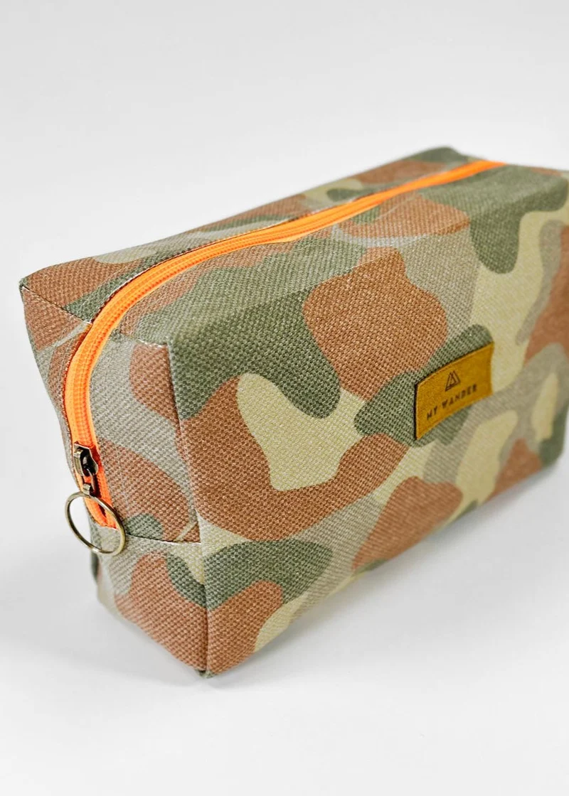 Camo neceser unisex