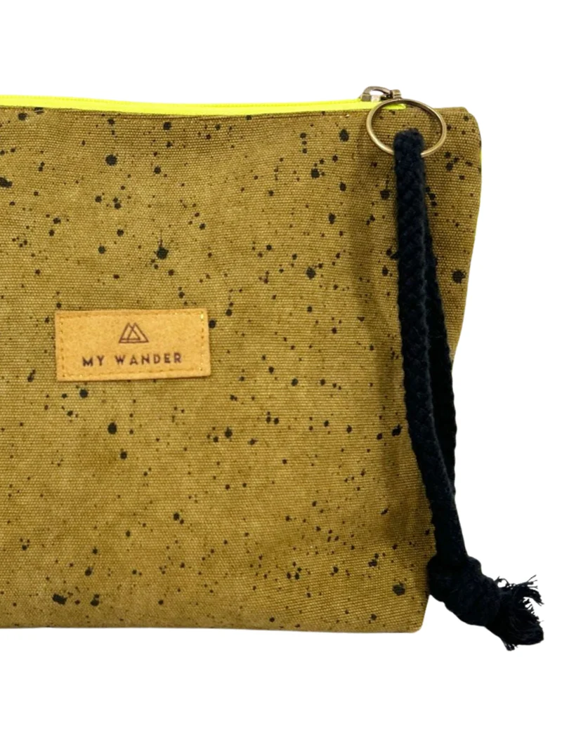Drops Olive Neceser Cartera Cremallera Fluor