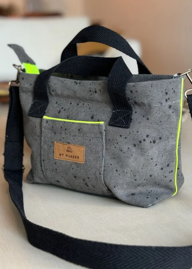 Drops Grey Bolso Bandolera de mujer