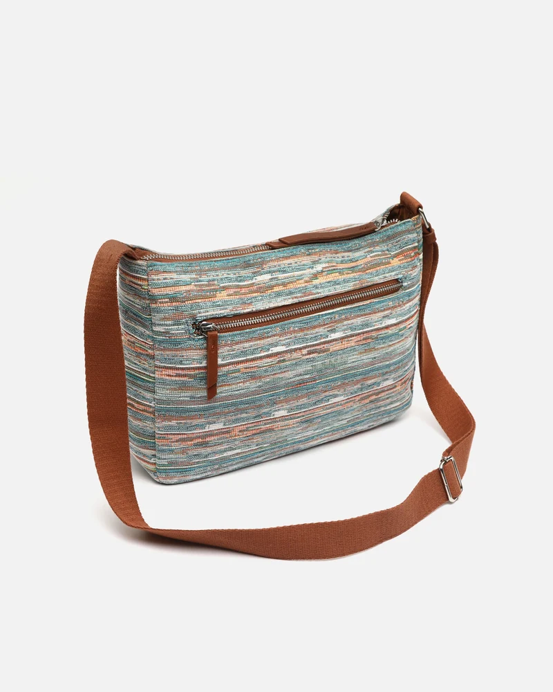Lurdes bolso bandolera pequeño estampado jacquard
