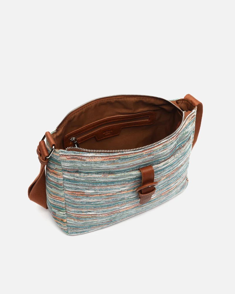 Lurdes bolso bandolera pequeño estampado jacquard