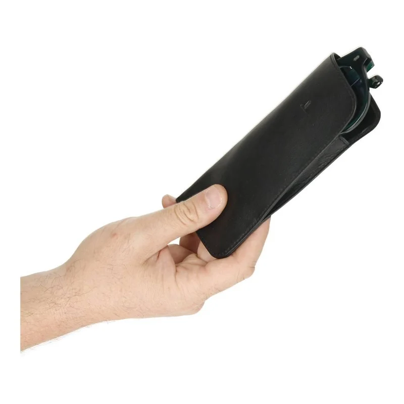Funda de Gafas de Piel J.L Piel Negra