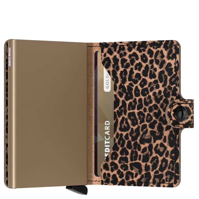 Secrid Miniwallet Leo - Cartera 6cc 10.2 cm RFID (beige)