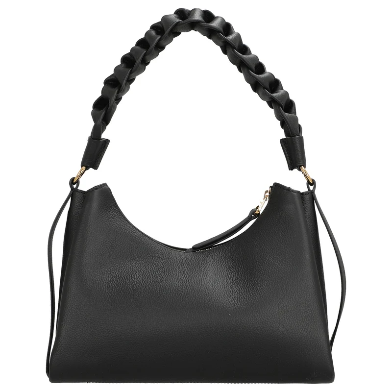 Coccinelle Boheme Grana Double - Bolso de mano S 30 cm (noir/cognac)
