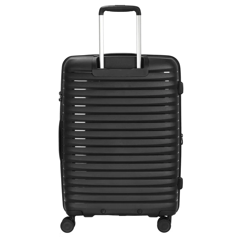 D&N Travel Line 4500+ - Trolley de 4 ruedas M 65 cm expandible (black)